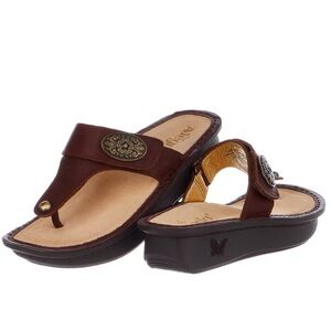 Alegria Carina Women's Dark Brown Sandals Size 38
